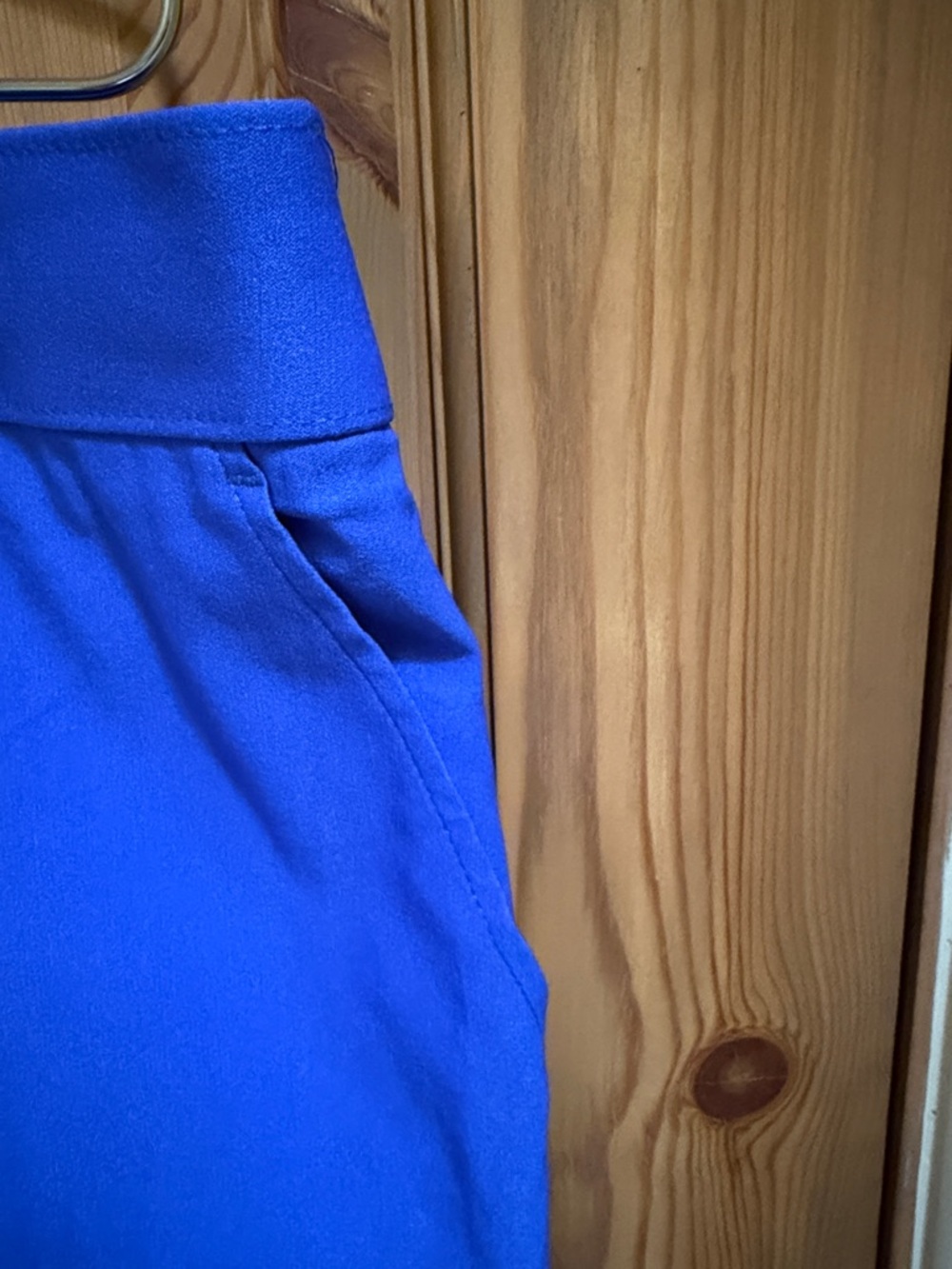 Rafaella Bright Cobalt Blue Ankle Crop Pants - Picture 3 of 8